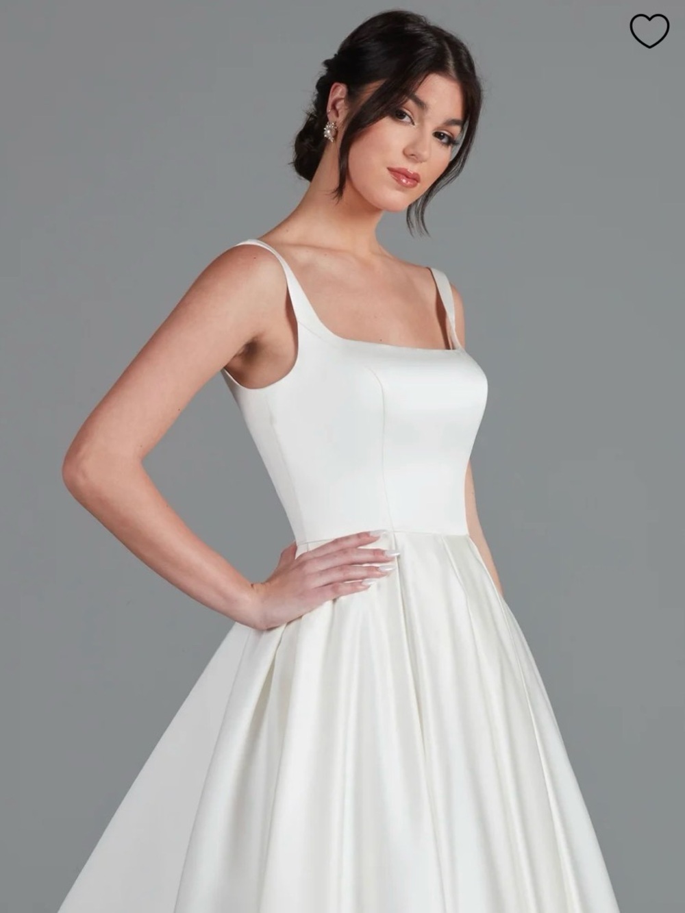 Avery Austin Chelsea Satin Bridal Ballgown - Picture 3 of 16